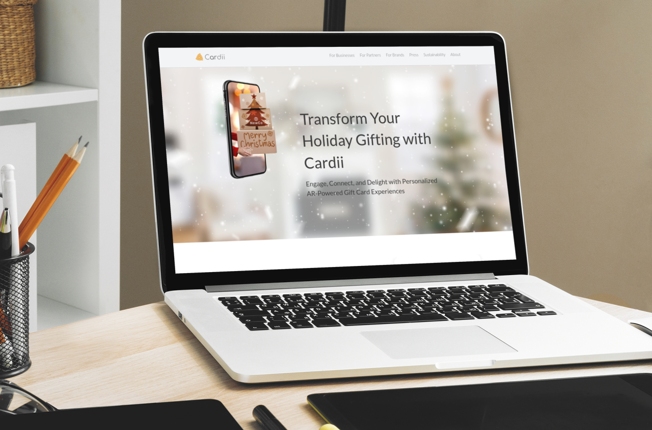 Cardii Unveils AR-Powered Gift Cards For Businesses This Holiday Season