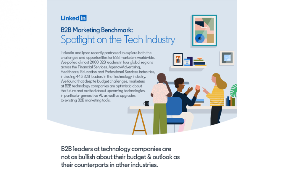 B2B Marketing Benchmark: Spotlight On The Tech Industry